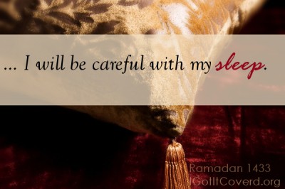 В этот Рамадан я буду внимательной к своему сну #9
