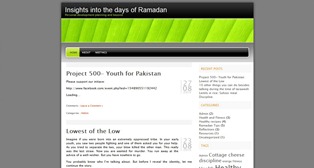 Ramadan Personal Development
